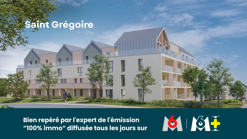 T2 NEUF 50,83 m² + TERRASSE SUD – ST GREGOIRE - Ventes appartement - Bretagne - photo 10