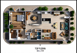 Location
1-Bedroom Apartment at The Torch | 100 Sq M | Open Floor Plan | Pets Allowed