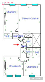 
                                                                                        Colocation
                                                                                         1 CHAMBRE Meublée A LOUER EN COLOCATION