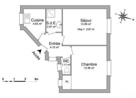 
                                                                                        Location
                                                                                         2 pièces 40 m2 à louer à Malakoff