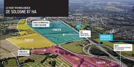 
                                                                                        Vente
                                                                                         87 ha de terrains industriels à vendre - Bourges Ouest/Cher