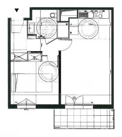 
                                                                                        Location
                                                                                         À louer – 2 pièces neuf 49,3m2 balcon et parking