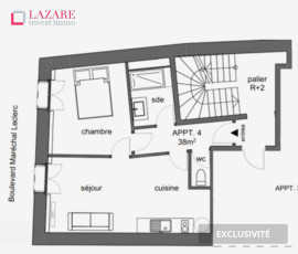 
                                                                                        Location
                                                                                         A LOUER T2 refait à neuf