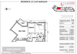
                                                                                        Location
                                                                                         A LOUER T3 récent avec 2 parkings