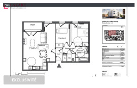 
                                                                                        Location
                                                                                         A LOUER T3 récent avec 2 parkings