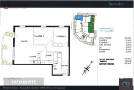 
                                                                                        Location
                                                                                         A LOUER T3 récent avec parking