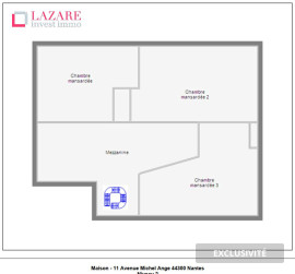 
                                                                                        Vente
                                                                                         A VENDRE MAISON T9 NANTES (HAUTE MITRIE)