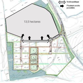 
                                                                                        Vente
                                                                                         À vendre – Terrain Industriel de 13,5 hectares dans le Parc d'Activités Vesoul Sud – Echenoz-la-Méline (70)