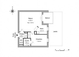 Vente
Appartement 2 pièces