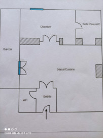 Vente
APPARTEMENT 2 PIECES