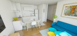 Location
Appartement 2 pièces de 41.86m² meublé