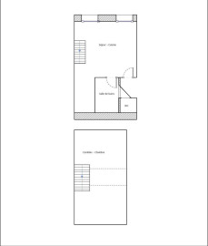 
                                                                                        Vente
                                                                                         Appartement 2 pièces en duplex