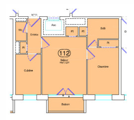 
                                                                                        Vente
                                                                                         Appartement 2 pièces occupé idéal investisseur