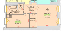 
                                                                                        Vente
                                                                                         Appartement 2 pièces traversant