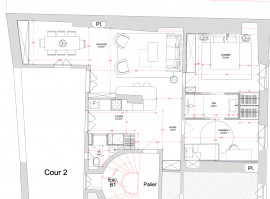 Vente
Appartement 3 pièces à rénover- Paris 6e