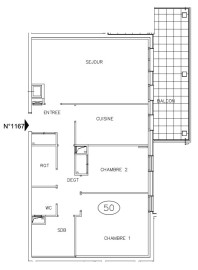 
                                                                                        Vente
                                                                                         Appartement 3 pièces avec balcon - Suresnes