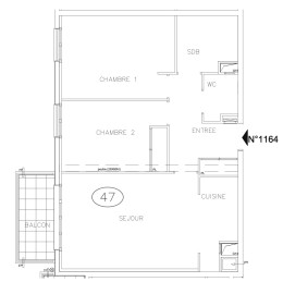 
                                                                                        Vente
                                                                                         Appartement 3 pièces avec balcon - Suresnes