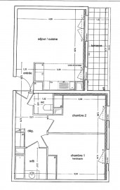 Vente
Appartement 3 pièces avec terrasse - Velizy