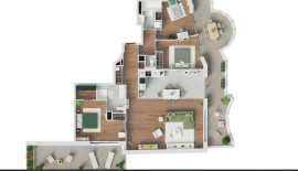 
                                                                                        Vente
                                                                                         Appartement 4 pièces avec deux terrasses