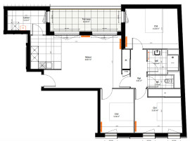 
                                                                                        Vente
                                                                                         Appartement 4 pièces avec terrasse – Clichy