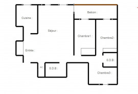 
                                                                                        Vente
                                                                                         Appartement 4 pièces standing calme centre ville