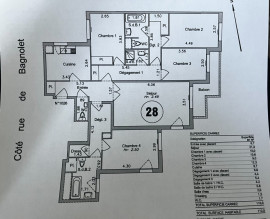 
                                                                                        Vente
                                                                                         Appartement 5 pièces - Paris 20e