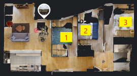 
                                                                                        Colocation
                                                                                         Appartement en colocation - 3 chambres disponibles