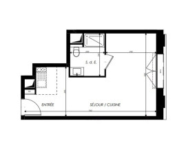 
                                                                                        Vente
                                                                                         Appartement studio à Courbevoie