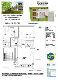 
                                                                                        Location
                                                                                         Appartement T2 38m² à Le Bouscat