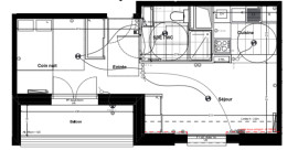 
                                                                                        Vente
                                                                                         APPARTEMENT T2 À CABOURG