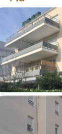 
                                                                                        Location
                                                                                         Appartement T3 3eme étage, terrasse, garage.