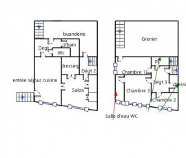 Vente
Appartement T5 de 130 m² + terrasse + PARKING
