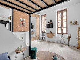 
                                                                                        Location
                                                                                         Beau 2P meublé 25m² entièrement rénové
