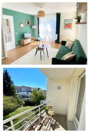 
                                                                                        Location
                                                                                         Beau 2P meublé 38m² refait à neuf