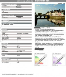 Location
beau local commercial vue sur port