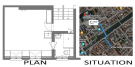 
                                                                                        Location
                                                                                         Beau studio meublé 19 m²