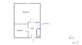 
                                                                                        Location
                                                                                         Beau studio meublé et rénové 26m² lumineux