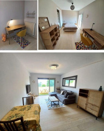 
                                                                                        Location
                                                                                         Beau T3 meublé 63m² rénové, calme et lumineux