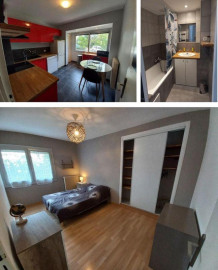 
                                                                                        Location
                                                                                         Beau T3 meublé 63m² rénové, calme et lumineux