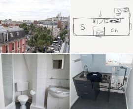 
                                                                                        Location
                                                                                         Bel appartement 2 pièces 32m2 Mairie du 18°