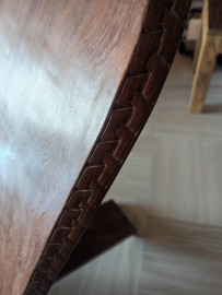 
                                                                                        Meuble
                                                                                         Chaise basse africaine design en bois massif