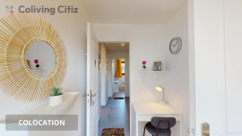 
                                                                                        Colocation
                                                                                         Chambre avec salle de bain wc