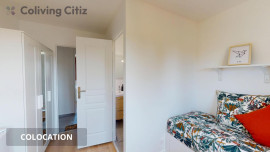
                                                                                        Colocation
                                                                                         Chambre avec salle de bain wc