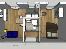 
                                                                                        Location
                                                                                         Charmant T2 meublé 31m² entièrement rénové