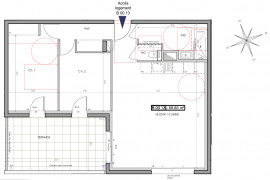 
                                                                                        Vente
                                                                                         Charmant T3 de 69m² avec terrasse à Claix