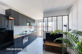 
                                                                                        Colocation
                                                                                         Colocation Meublée 1 chambre douche et ménage