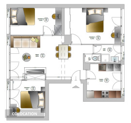 
                                                                                        Colocation
                                                                                         Colocation pour femme très bien entretenue