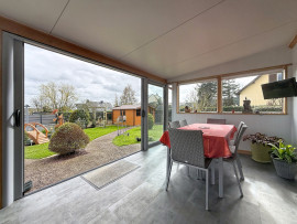 
                                                                                        Vente
                                                                                         CONDE SUR VIRE maison avec hangar 