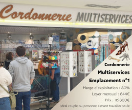 
                                                                                        Vente
                                                                                         Cordonnerie Multiservices