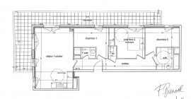 Vente
Dernier étage familial 4 pièces avec terrasse !
